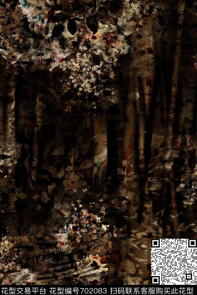 肌理加强立体数码印花华亿平台下载（图片编号: 702083） - 瓦栏（Walan）