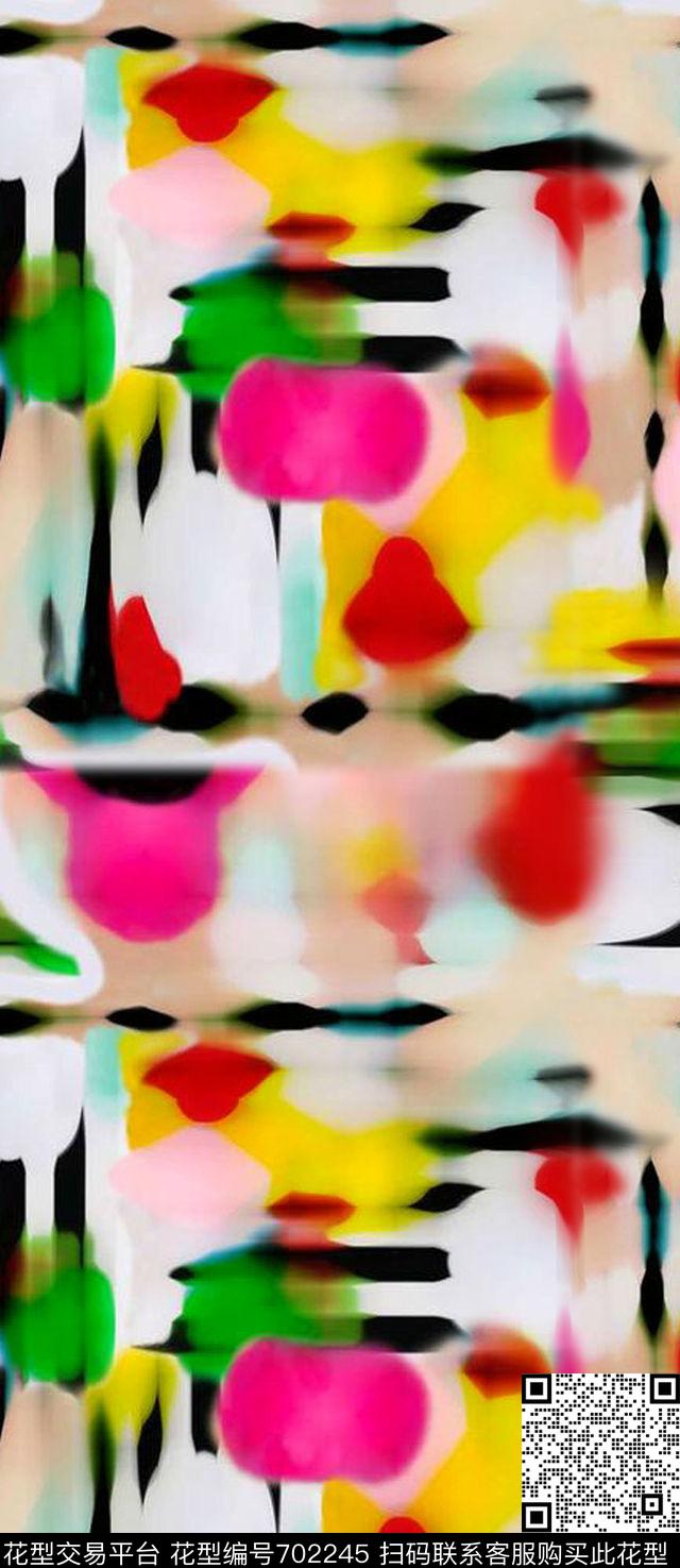 肌理条纹几何传统印花华亿平台下载（图片编号: 702245） - 瓦栏（Walan）