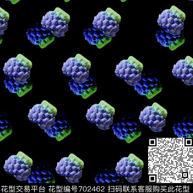 花朵多肉趣味数码印花华亿平台下载（图片编号: 702462） - 瓦栏（Walan）