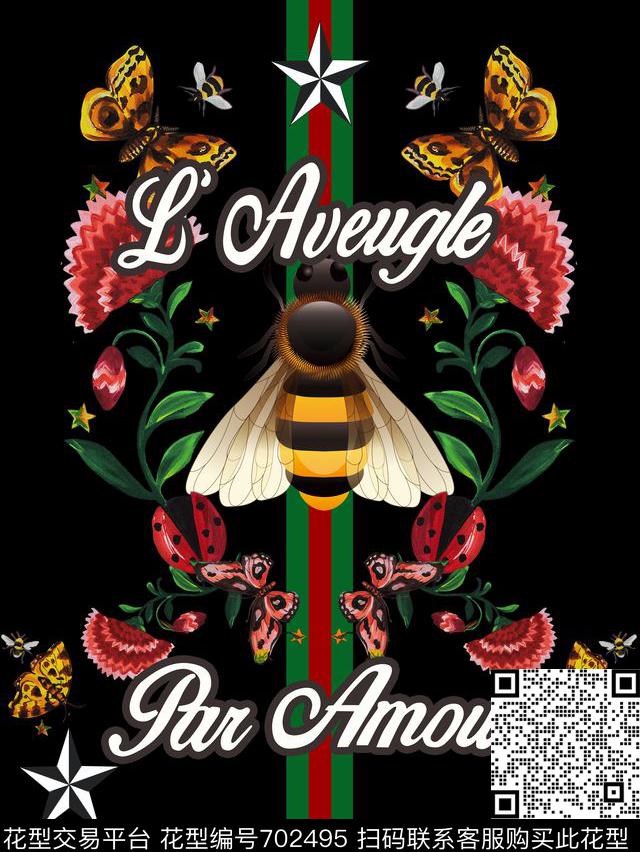 gucci花卉老虎数码印花华亿平台下载（图片编号: 702495） - 瓦栏（Walan）