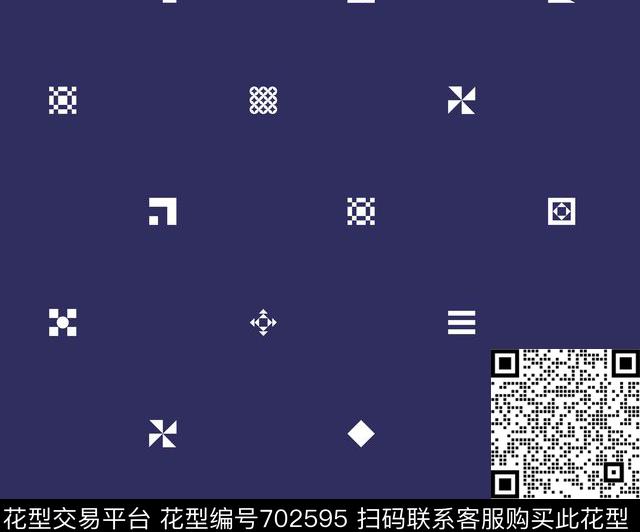 几何不规则几何男装传统印花华亿平台下载（图片编号: 702595） - 瓦栏（Walan）