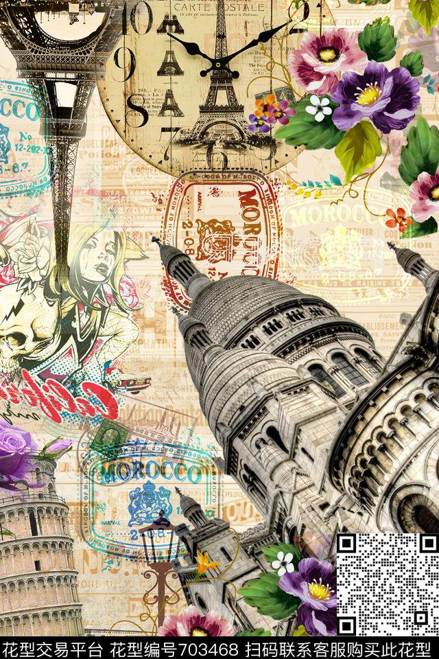 创意T恤LOGO衬衫T恤数码印花华亿平台下载（图片编号: 703468） - 瓦栏（Walan）