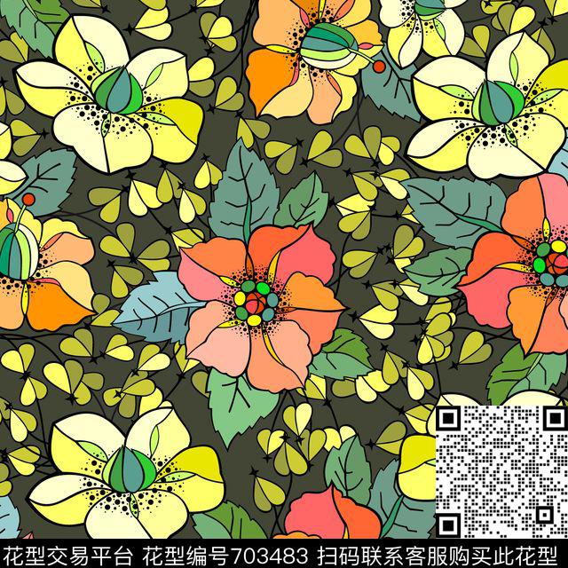 条纹大牌风佩斯利传统印花华亿平台下载（图片编号: 703483） - 瓦栏（Walan）