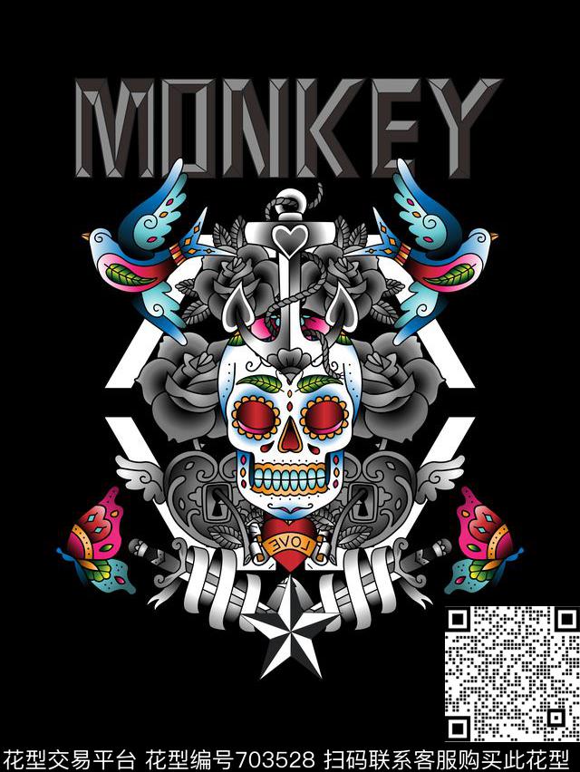 大牌欧式民族风数码印花华亿平台下载（图片编号: 703528） - 瓦栏（Walan）