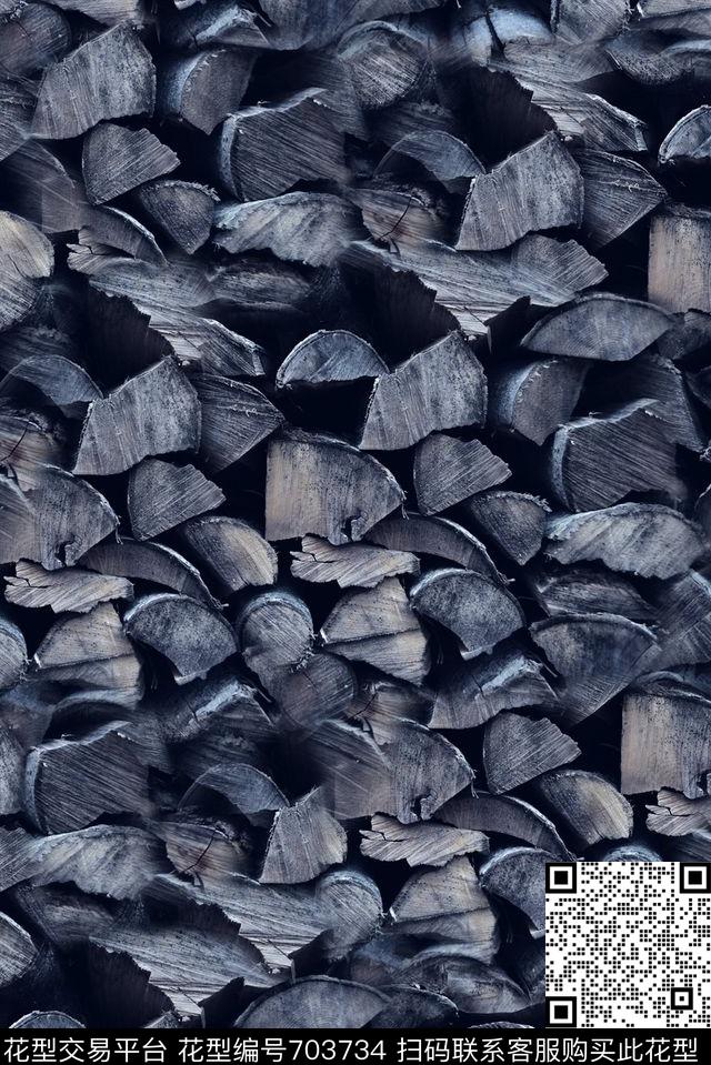 手绘水彩几何植物树木头印花时尚潮流复古大牌男装夹克外套印花欧美时尚印花设计风格数码印花华亿平台下载（图片编号: 703734） - 瓦栏（Walan）