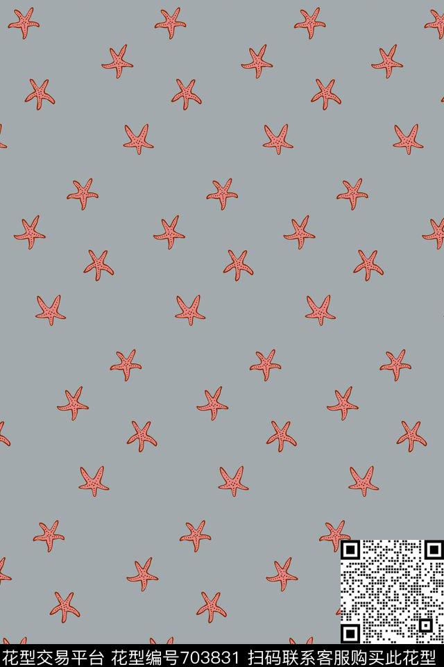 男装海星热带华亿平台传统印花华亿平台下载（图片编号: 703831） - 瓦栏（Walan）