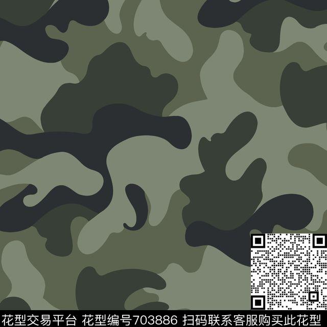 新颖迷彩0分色区迷彩服传统印花华亿平台下载（图片编号: 703886） - 瓦栏（Walan）