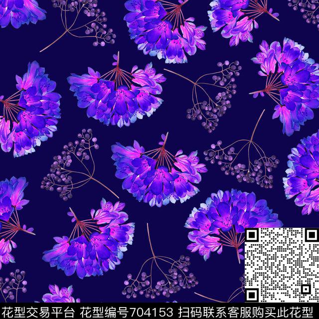 花朵花卉果果雨伞数码印花华亿平台下载（图片编号: 704153） - 瓦栏（Walan）