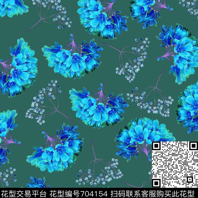 花朵花卉果果雨伞数码印花华亿平台下载（图片编号: 704154） - 瓦栏（Walan）