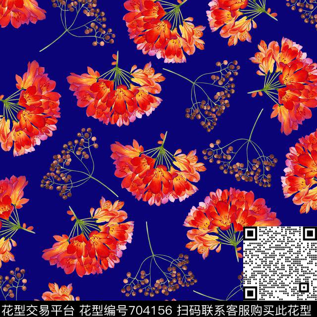 花朵花卉果果雨伞数码印花华亿平台下载（图片编号: 704156） - 瓦栏（Walan）