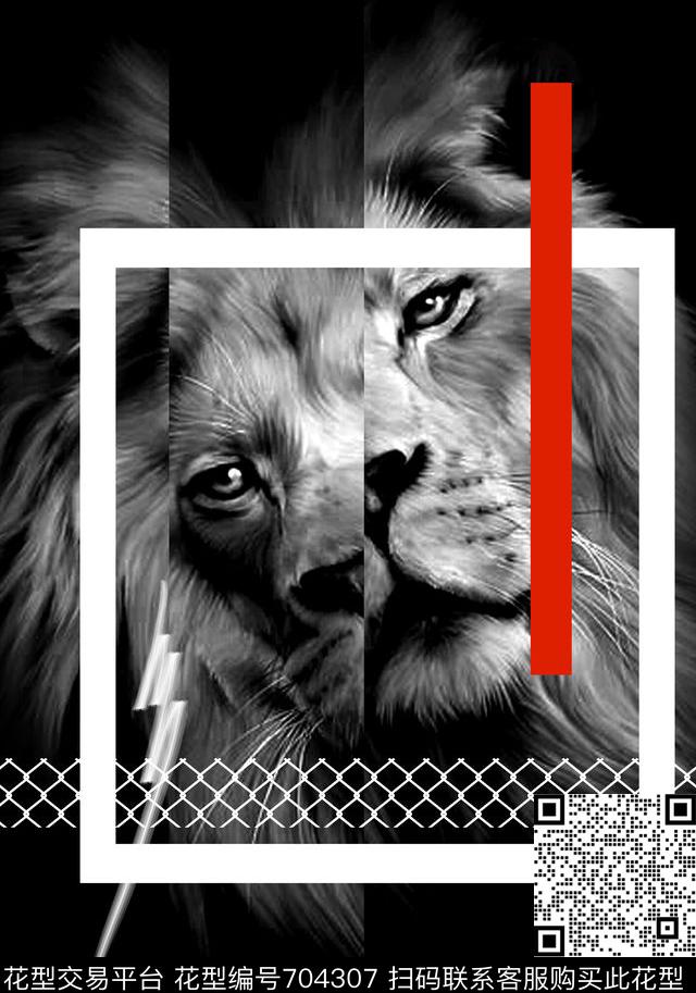 L.D~动物L.D~手绘T恤印花数码印花华亿平台下载（图片编号: 704307） - 瓦栏（Walan）