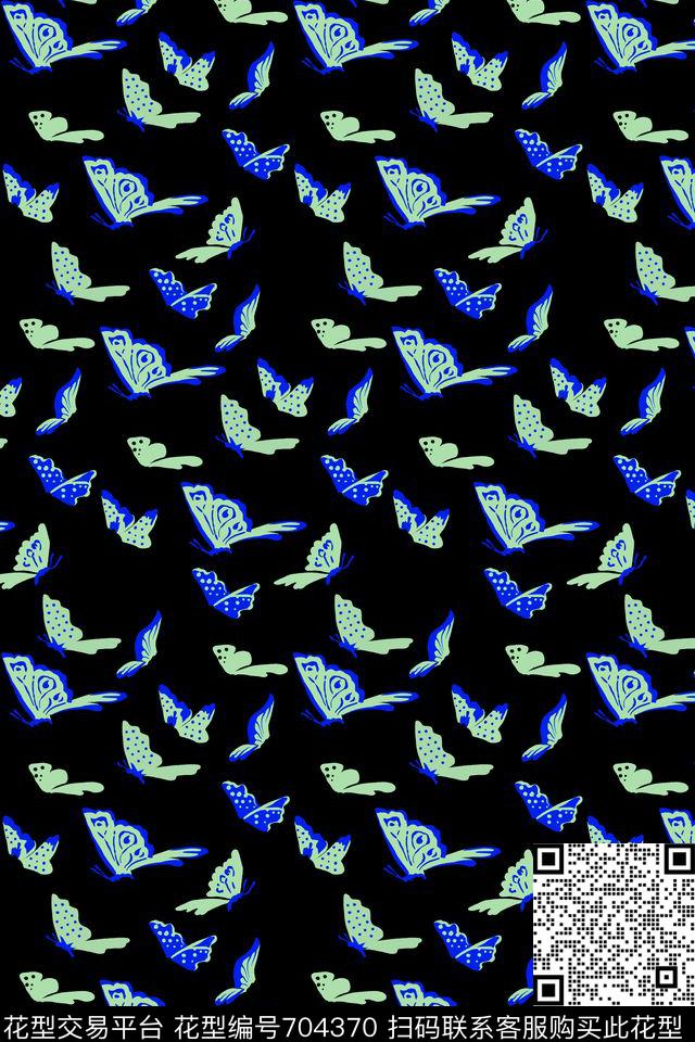 蝴蝶男装商务传统印花华亿平台下载（图片编号: 704370） - 瓦栏（Walan）