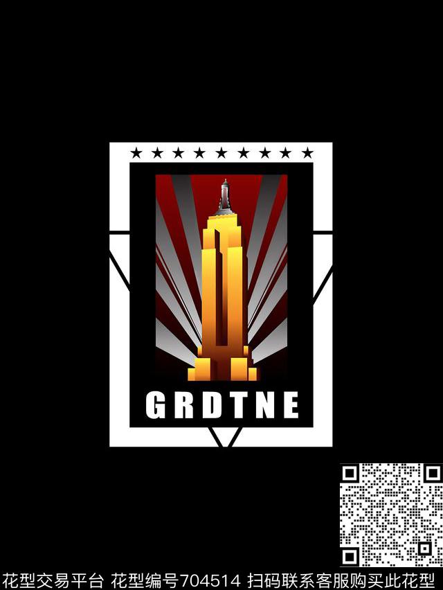 几何休闲男装男装T恤数码印花华亿平台下载（图片编号: 704514） - 瓦栏（Walan）