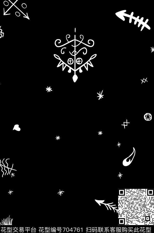 漫画眼睛音乐符号数码印花华亿平台下载（图片编号: 704761） - 瓦栏（Walan）