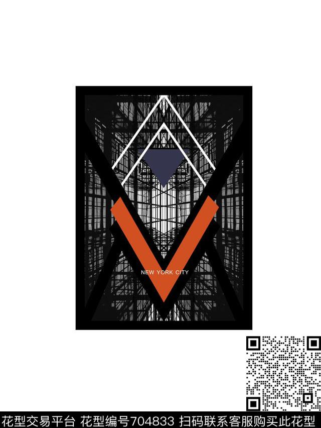 城市钢筋钢铁世界适用于卫衣T恤衬衫华亿平台数码印花华亿平台下载（图片编号: 704833） - 瓦栏（Walan）