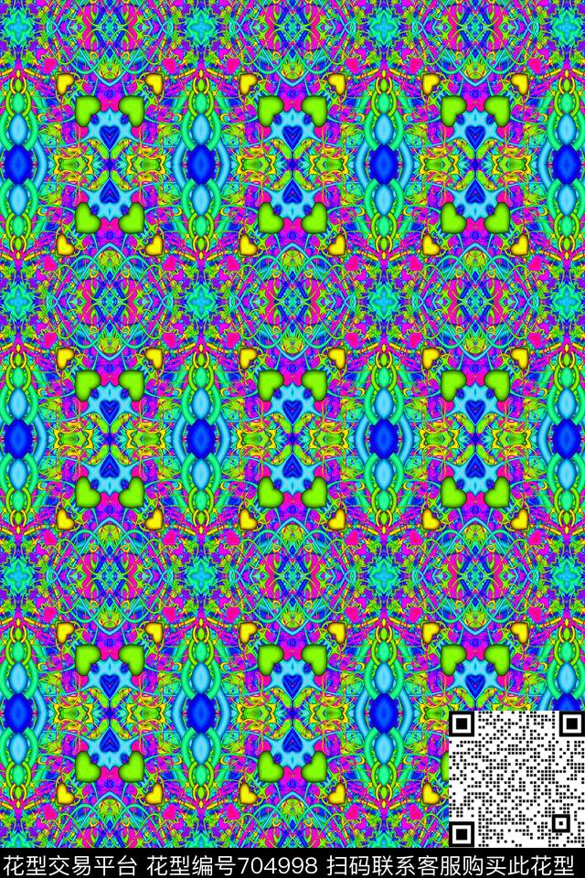 几何纹理线条数码印花华亿平台下载（图片编号: 704998） - 瓦栏（Walan）