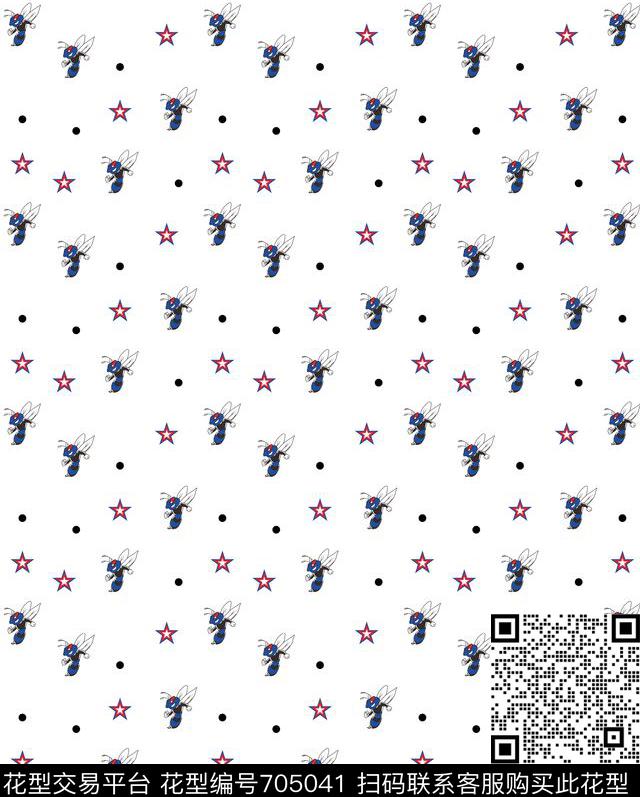 几何波点卡通传统印花华亿平台下载（图片编号: 705041） - 瓦栏（Walan）