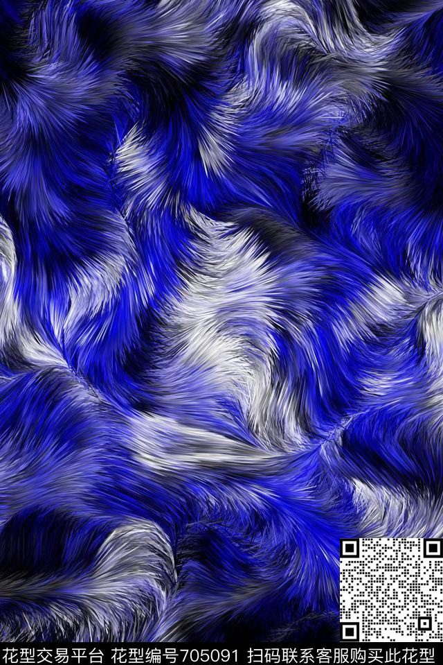 里布沙发布抽象数码印花华亿平台下载（图片编号: 705091） - 瓦栏（Walan）