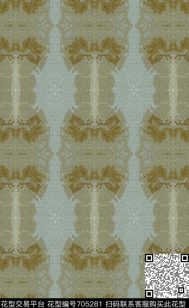 竖条横条条纹混搭传统印花华亿平台下载（图片编号: 705281） - 瓦栏（Walan）