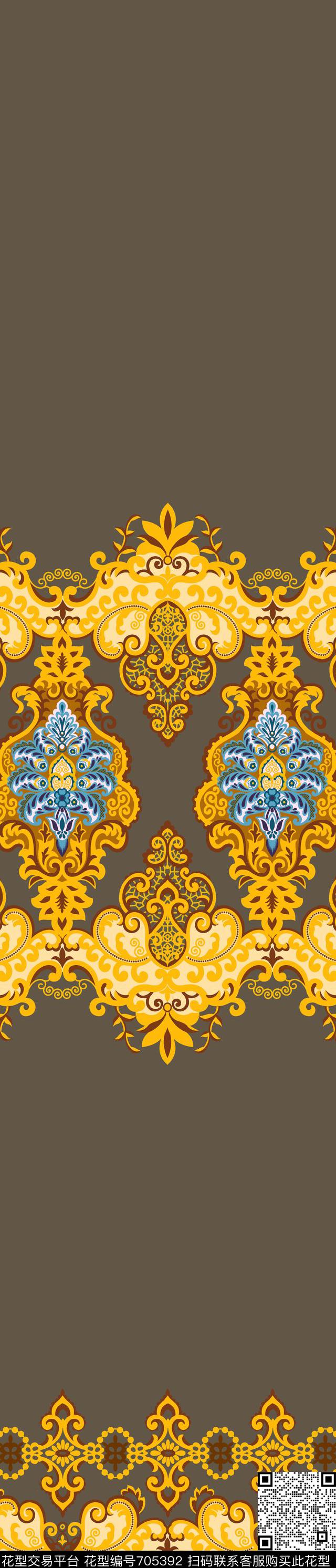 欧式法式美式传统印花华亿平台下载（图片编号: 705392） - 瓦栏（Walan）