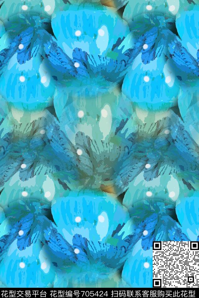 迷彩花卉迷彩图案抽象图案数码印花华亿平台下载（图片编号: 705424） - 瓦栏（Walan）