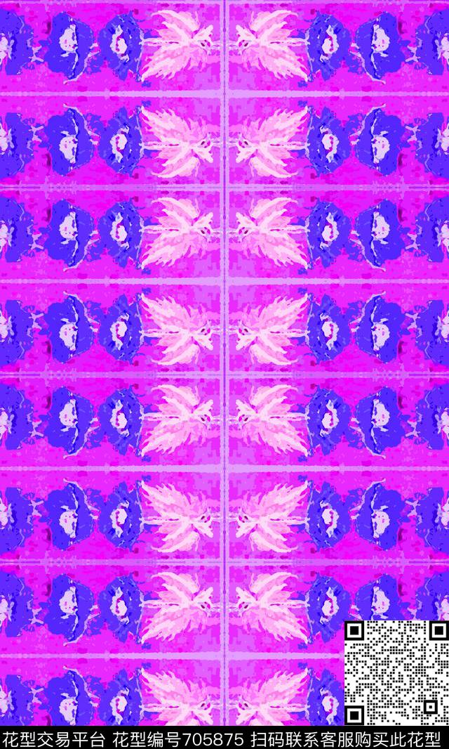 时尚抽象迷彩图案条纹数码印花华亿平台下载（图片编号: 705875） - 瓦栏（Walan）