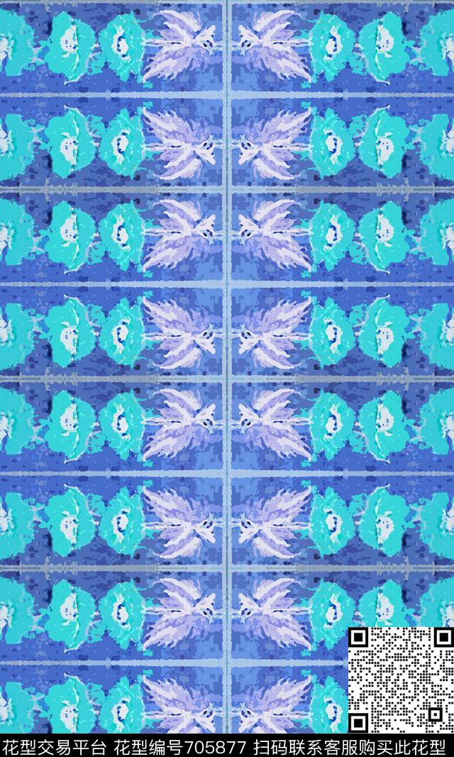 时尚抽象迷彩图案条纹数码印花华亿平台下载（图片编号: 705877） - 瓦栏（Walan）