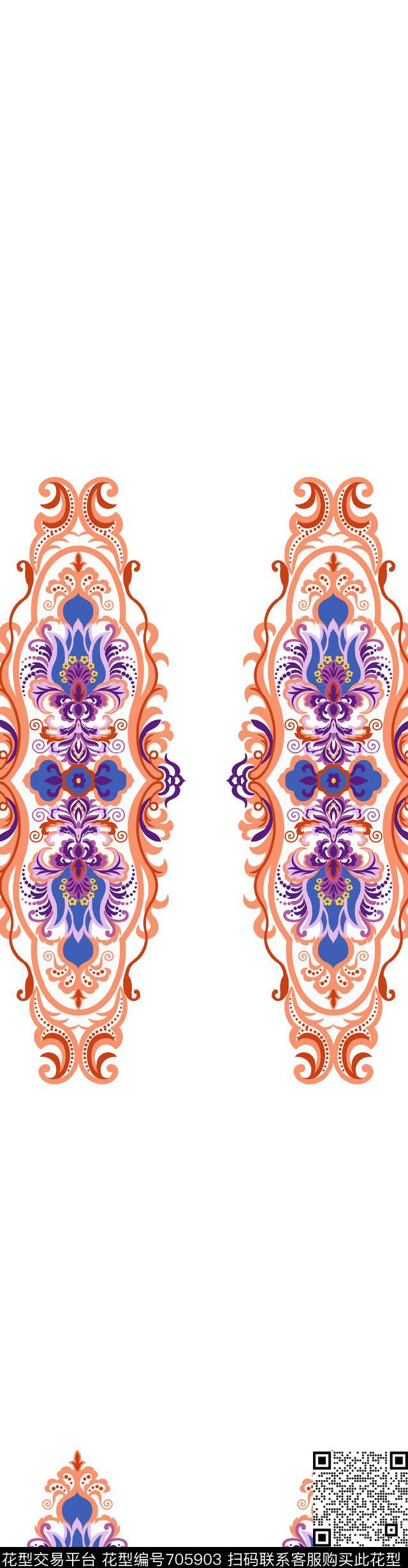 美式法式欧式传统印花华亿平台下载（图片编号: 705903） - 瓦栏（Walan）