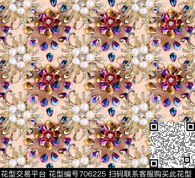 flowercrystalcolorise数码印花华亿平台下载（图片编号: 706225） - 瓦栏（Walan）