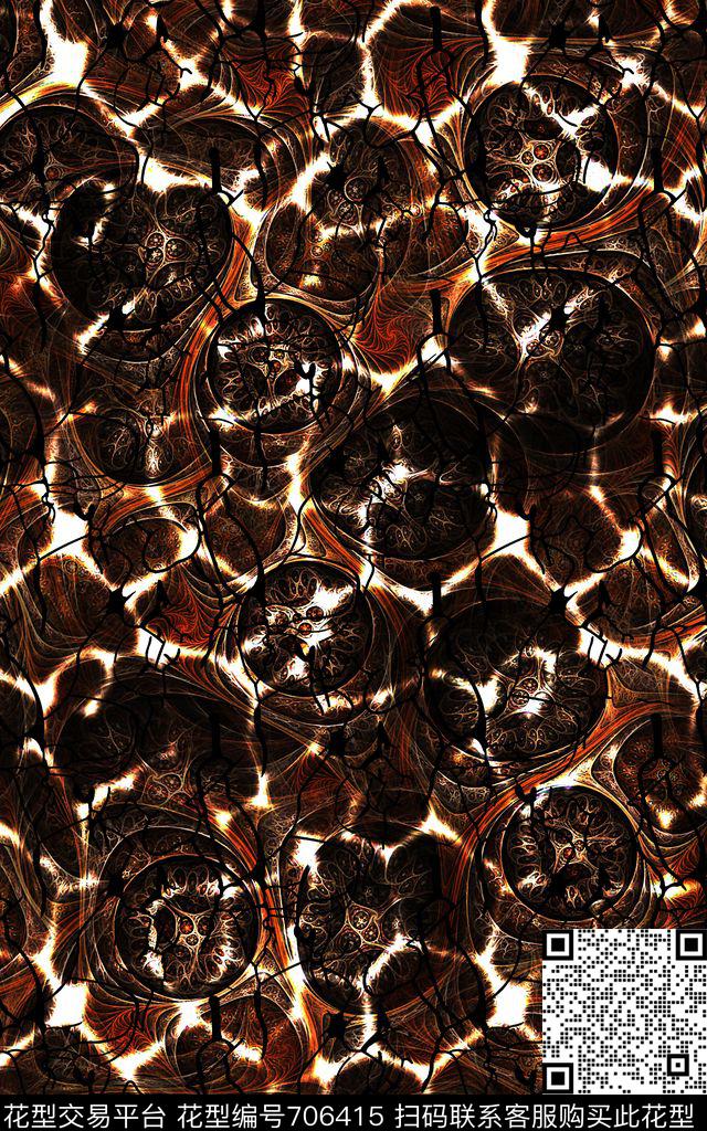 波点网点肌理条纹数码印花华亿平台下载（图片编号: 706415） - 瓦栏（Walan）