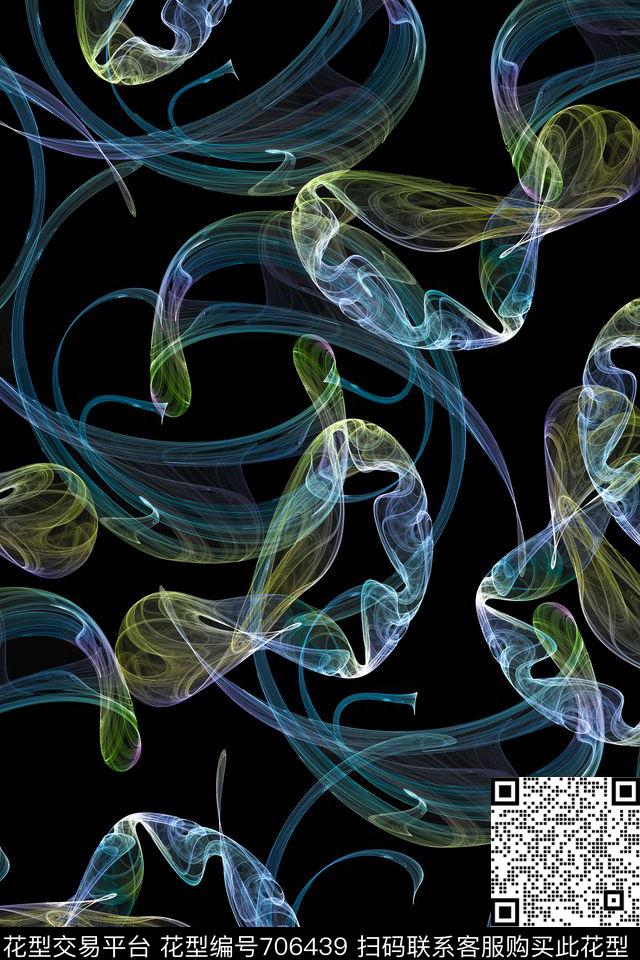 乱花纹理抽象数码印花华亿平台下载（图片编号: 706439） - 瓦栏（Walan）