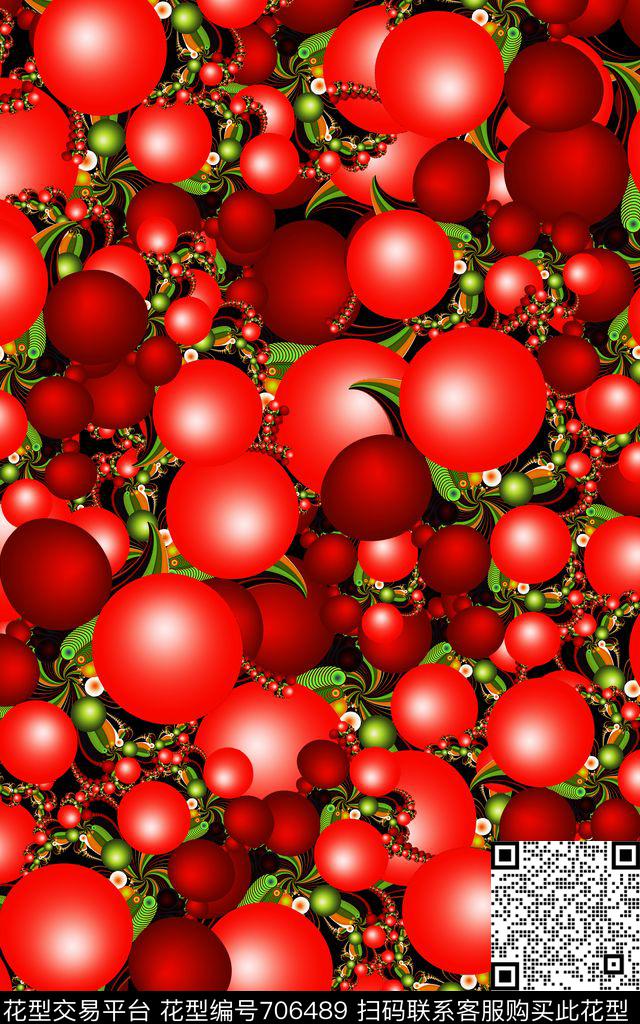 分形几何肌理纹理数码印花华亿平台下载（图片编号: 706489） - 瓦栏（Walan）