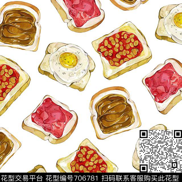 美食面包煎蛋趣味美食面包吃货的肉类华亿平台数码印花华亿平台下载（图片编号: 706781） - 瓦栏（Walan）