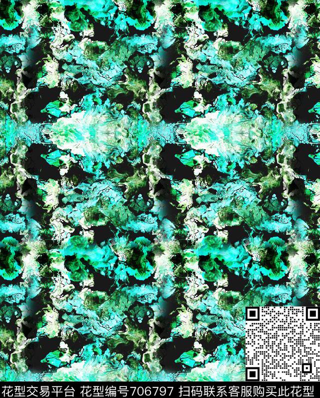 肌理纹理抽象数码印花华亿平台下载（图片编号: 706797） - 瓦栏（Walan）