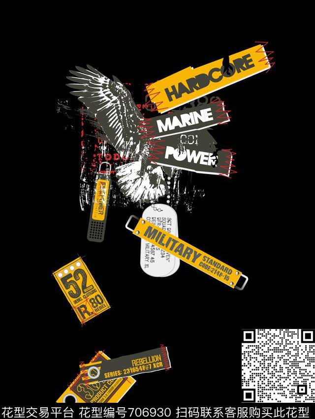 标标世界鹰原创传统印花华亿平台下载（图片编号: 706930） - 瓦栏（Walan）