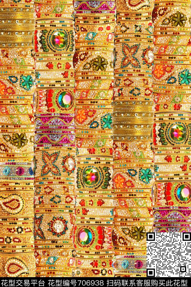 珠宝宝石金属数码印花华亿平台下载（图片编号: 706938） - 瓦栏（Walan）