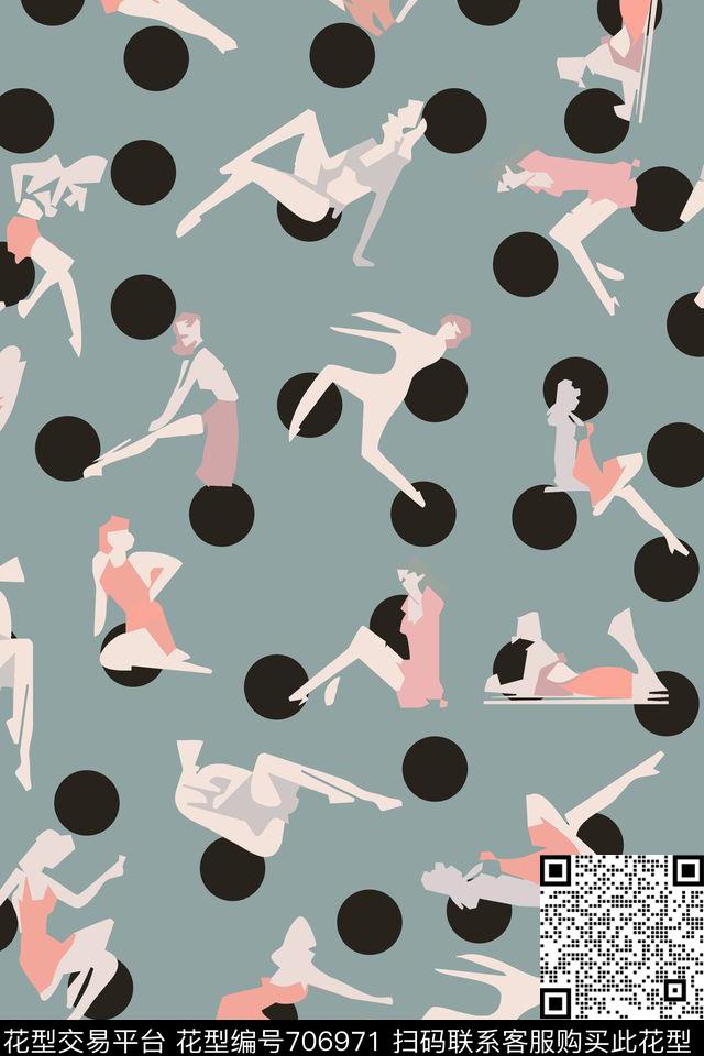 泳装女装童装传统印花华亿平台下载（图片编号: 706971） - 瓦栏（Walan）