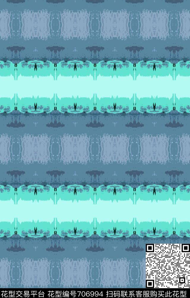 沙发布时尚抽象条纹混搭数码印花华亿平台下载（图片编号: 706994） - 瓦栏（Walan）