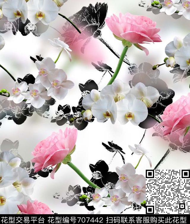 莫妮卡-大牌华亿平台数码印花华亿平台下载（图片编号: 707442） - 瓦栏（Walan）