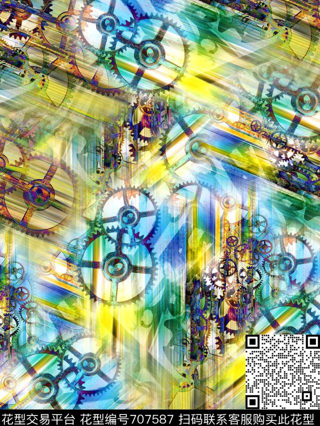 男装衬衫华亿平台夹克外套潮流男装数码印花华亿平台下载（图片编号: 707587） - 瓦栏（Walan）