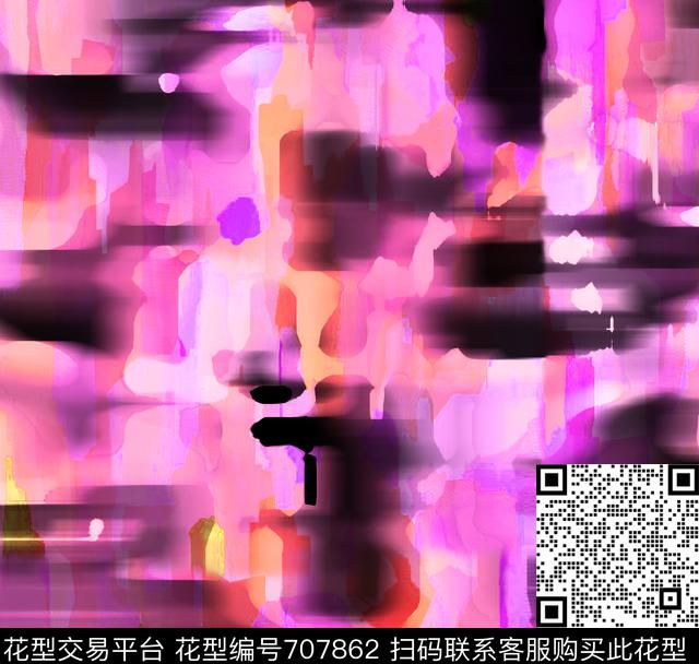 迷彩数码华亿平台抽象数码印花华亿平台下载（图片编号: 707862） - 瓦栏（Walan）