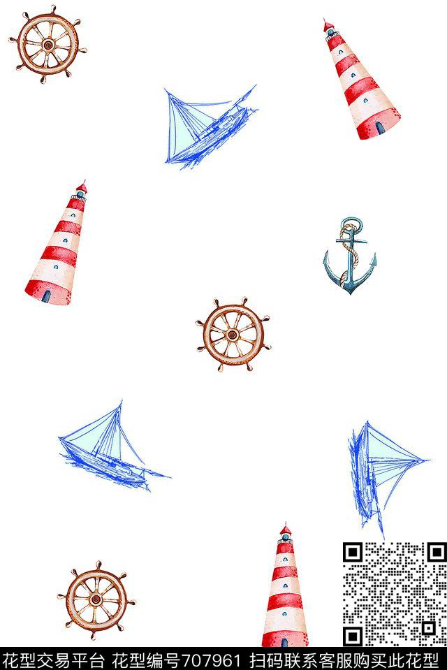 卡通泳装趣味传统印花华亿平台下载（图片编号: 707961） - 瓦栏（Walan）