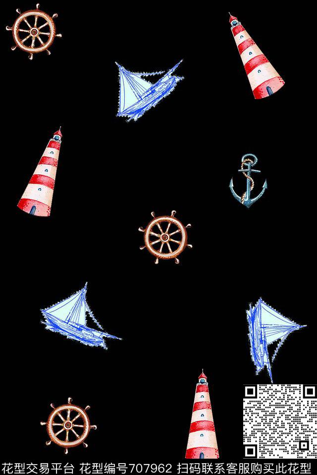 卡通泳装趣味传统印花华亿平台下载（图片编号: 707962） - 瓦栏（Walan）