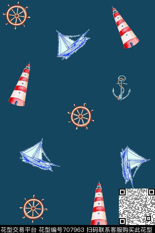 卡通泳装趣味传统印花华亿平台下载（图片编号: 707963） - 瓦栏（Walan）