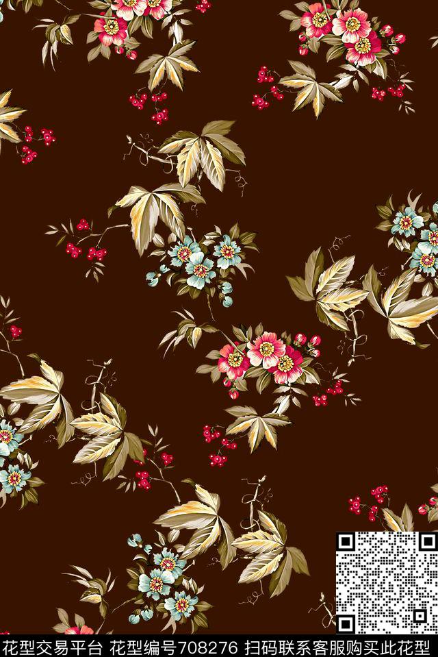 抽象手绘几何清爽花卉时尚潮流复古女装花朵玫瑰花印花欧美大牌女装夹克外套纹理印花数码印花华亿平台下载（图片编号: 708276） - 瓦栏（Walan）