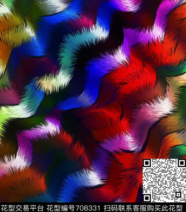 沙发布抽象泳装数码印花华亿平台下载（图片编号: 708331） - 瓦栏（Walan）