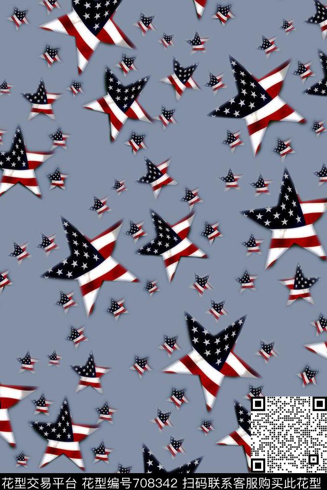 男装休闲风简约数码印花华亿平台下载（图片编号: 708342） - 瓦栏（Walan）