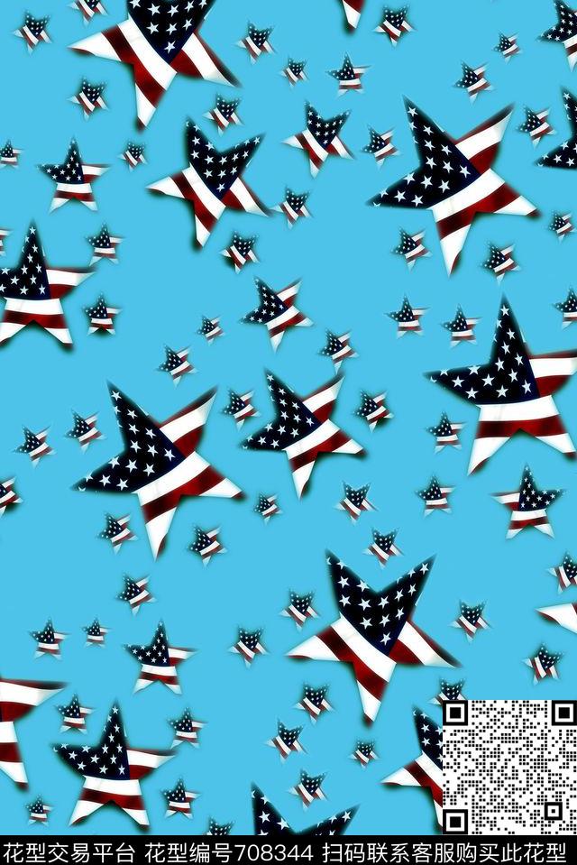 男装休闲风简约数码印花华亿平台下载（图片编号: 708344） - 瓦栏（Walan）