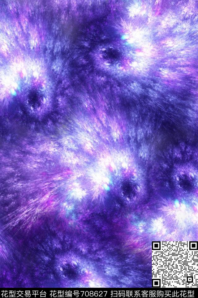 抽象肌理炫彩光线漩涡数码印花华亿平台下载（图片编号: 708627） - 瓦栏（Walan）