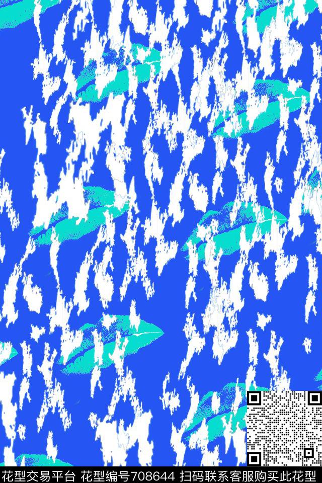 笔触笔刷纹理传统印花华亿平台下载（图片编号: 708644） - 瓦栏（Walan）